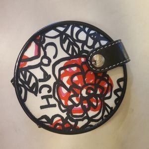 Coach Poppy Graffiti Compact Mirror